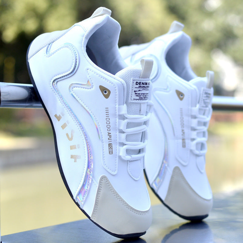 Men's Shoes New Leather Waterproof Sneakers