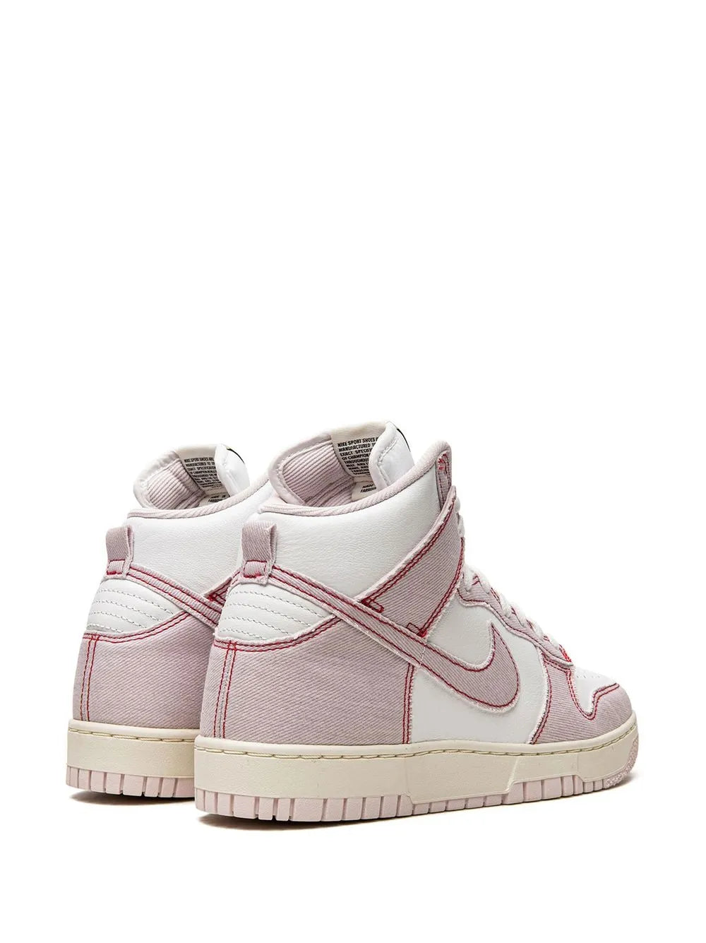 Dunk High 1985 Barely Rose Denim Sneakers