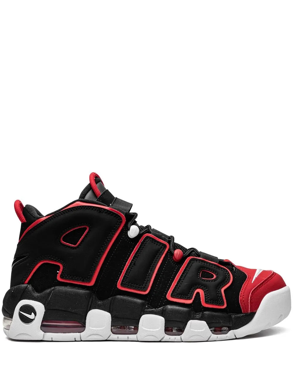 Air More Uptempo 96 Red Toe Sneakers