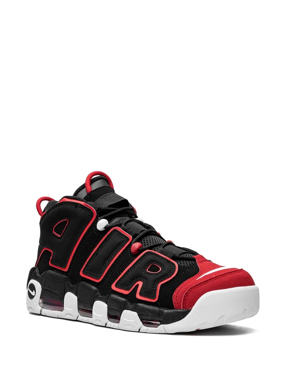 Air More Uptempo 96 Red Toe Sneakers