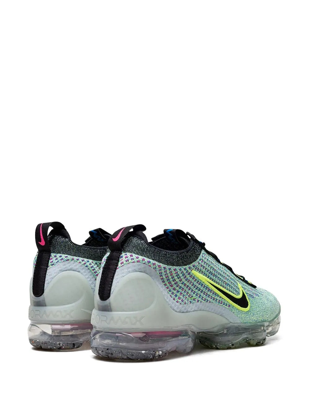 Air Vapormax Flyknit 2021 Volt/Black-Photo Blue-Metallic Sneakers