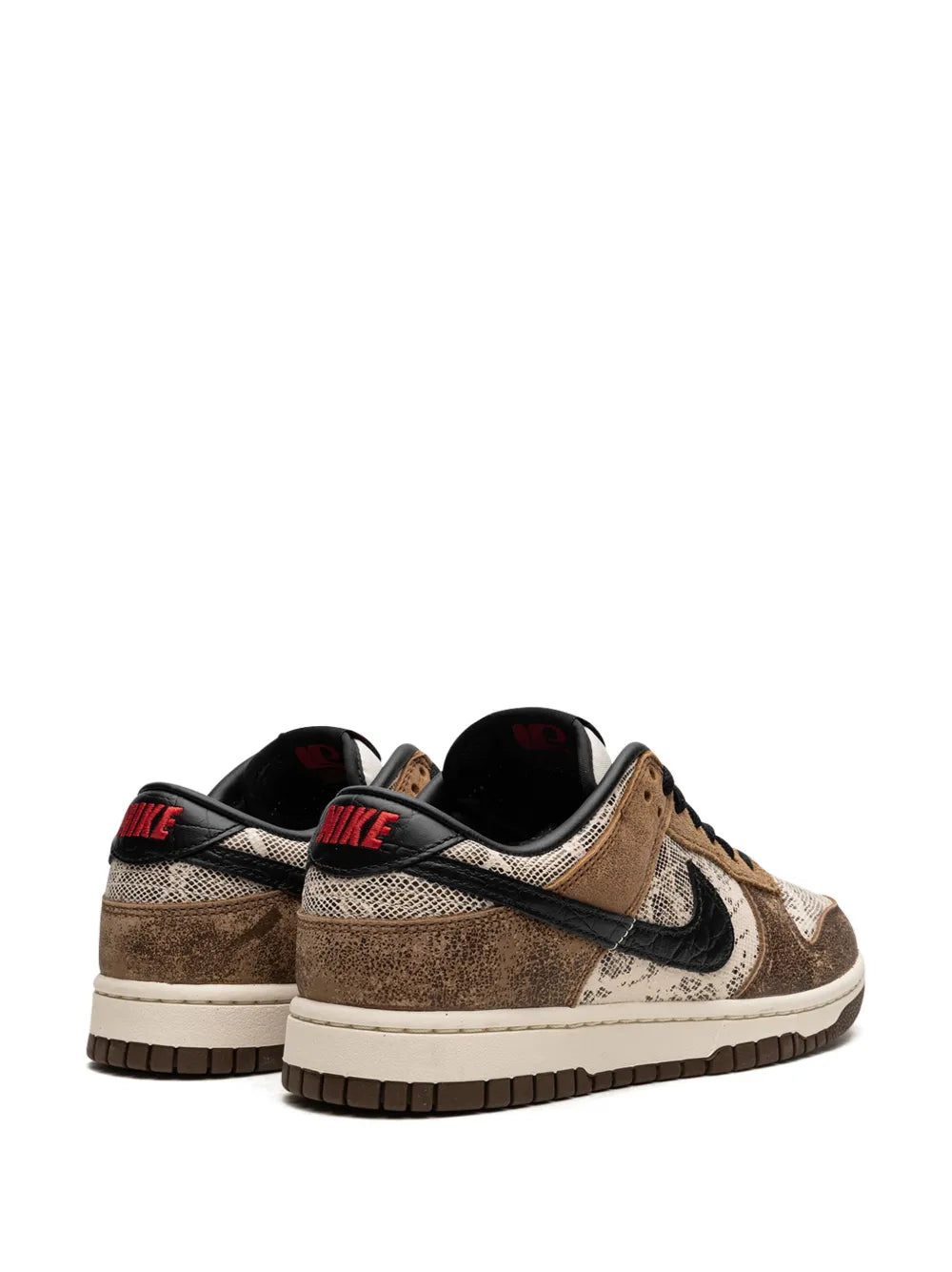 Dunk Low Co.Jp Premium Brown Snakeskin Sneakers
