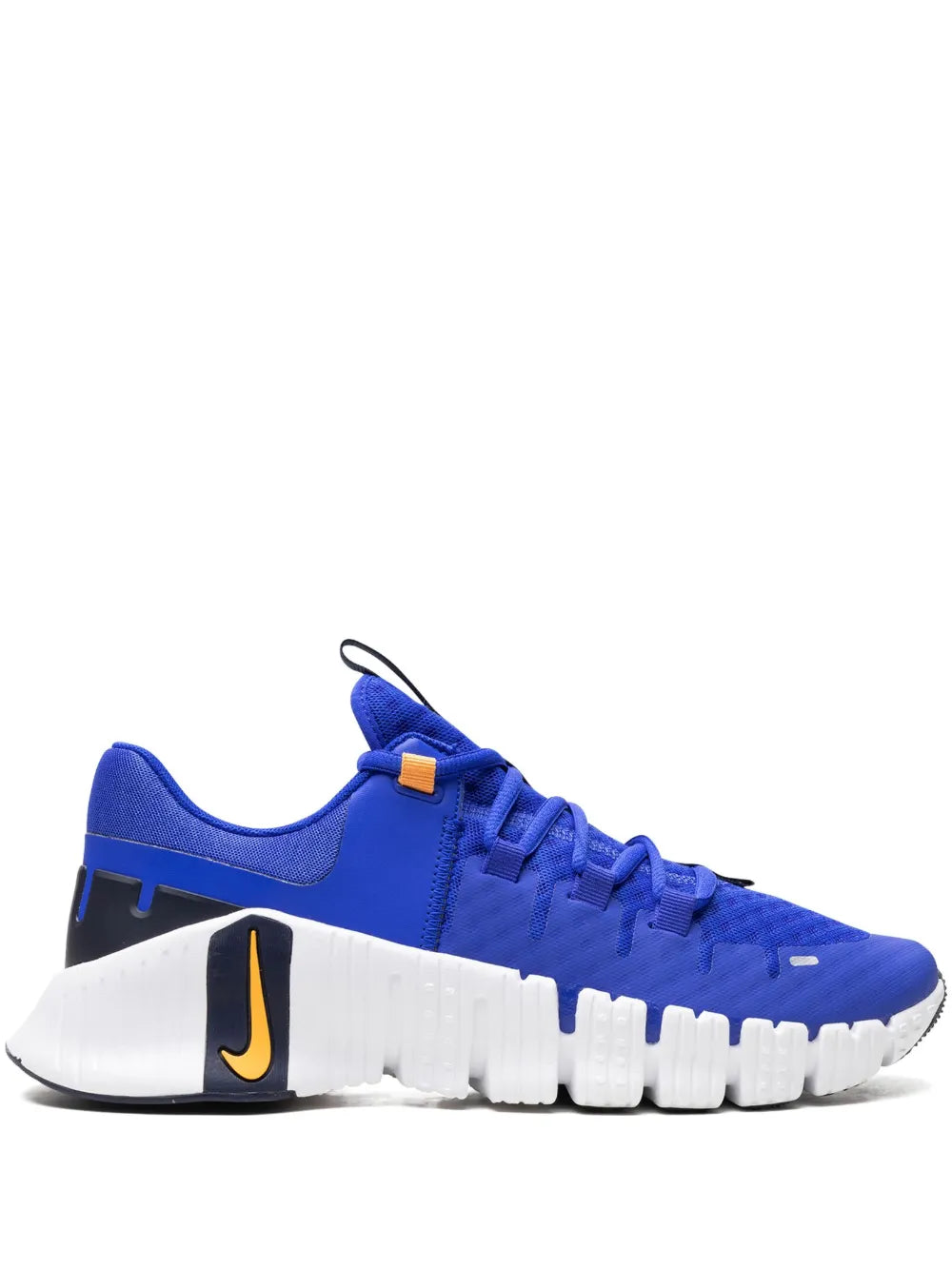 Free Metcon 5 Racer Blue Sundial Sneakers