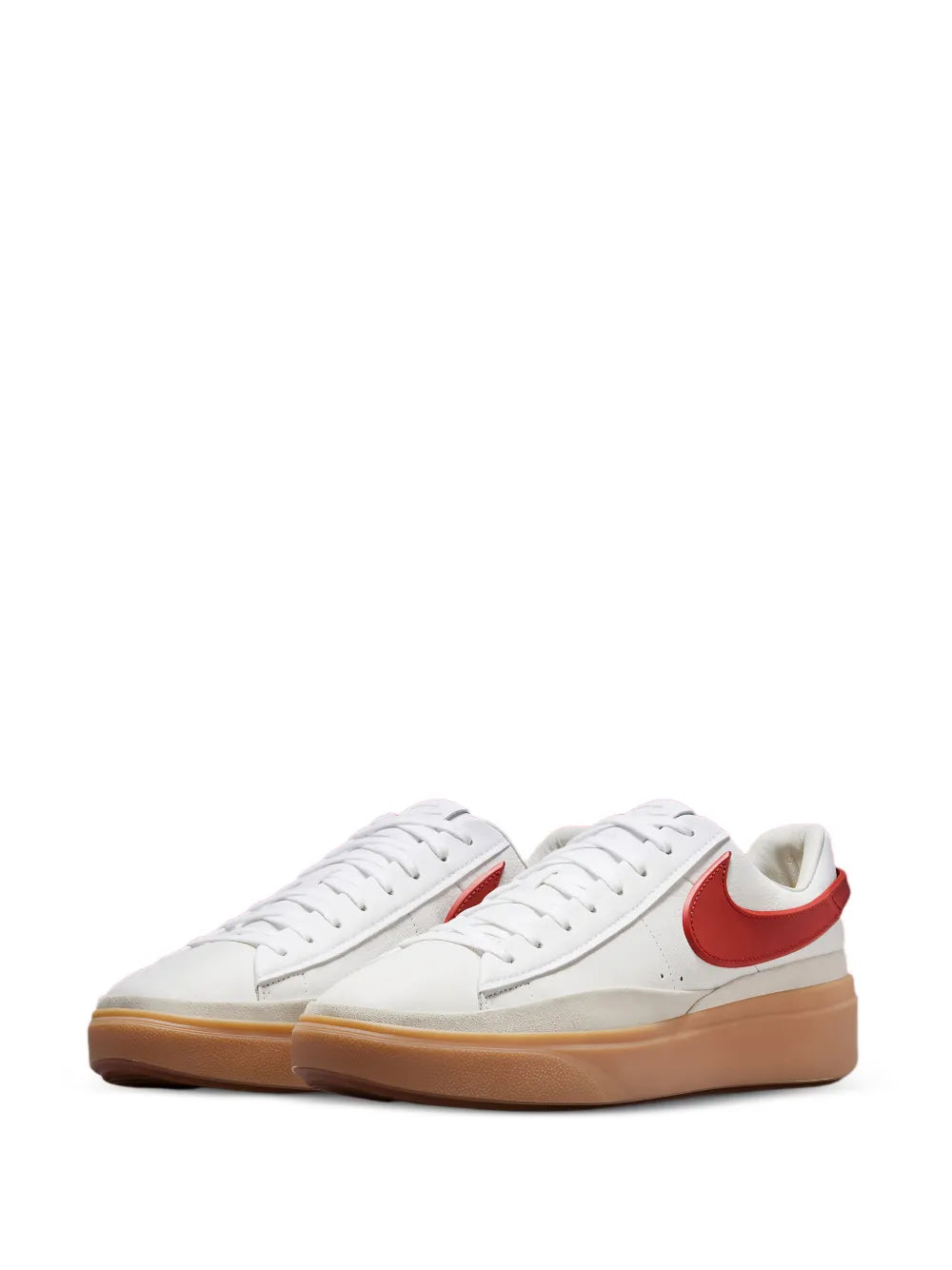 Blazer Phantom Low White Dragon Red Gum Sneakers