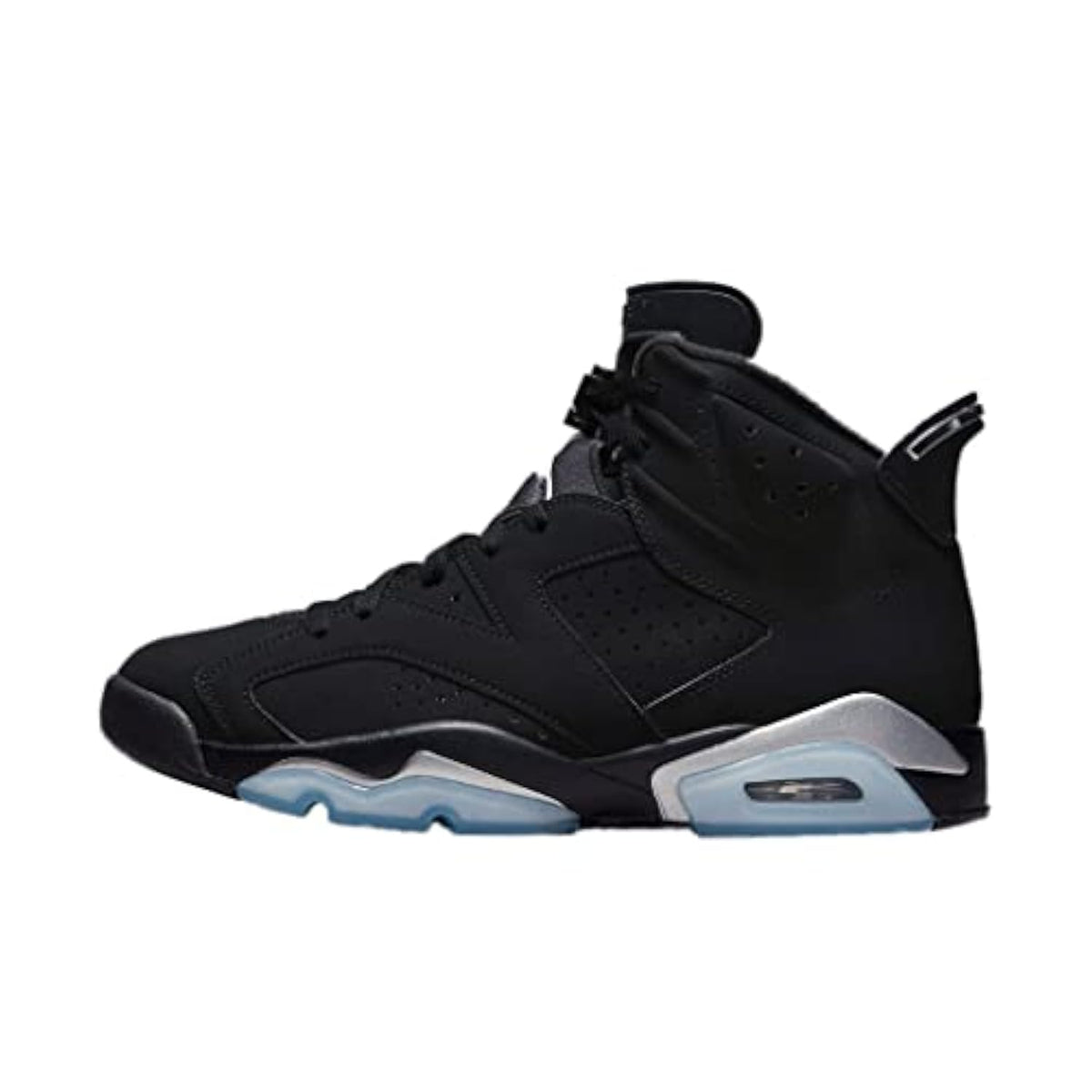  Jordan Men's Air 6 Chrome Black Bright Concord-aquatone
