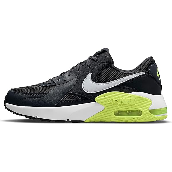  Air Max Excee Men's Sports Low Top Shoes Black Volt-white