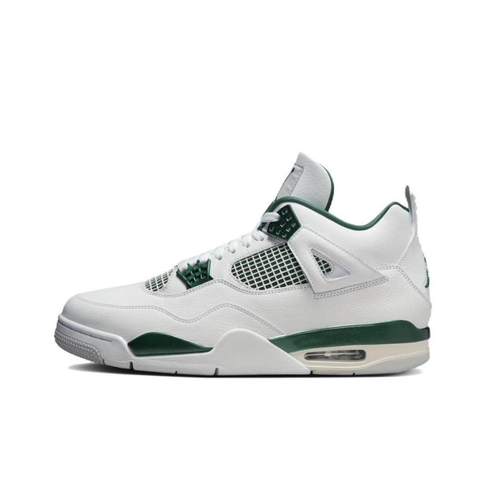  Air Jordan 4 Retro Oxidized Shoes White Neutral Grey Oxidized Green