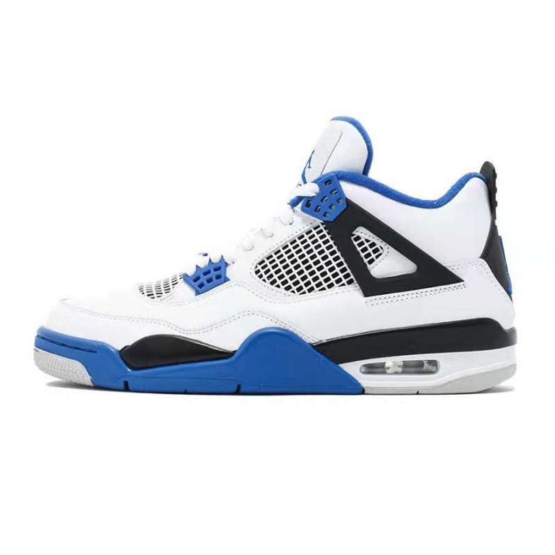  Air Jordan 4 Retro Oxidized Shoes White Black Blue