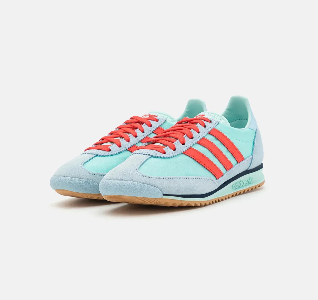  Women's Originals SL 72 OG SHOES Semi Flash Aqua Bright Red Clear Sky